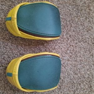 Yellow Tieks leather Flats